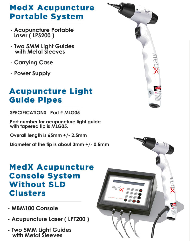 Acupuncture Lasers Authorized MedX Laser Therapy Equipment Dealer